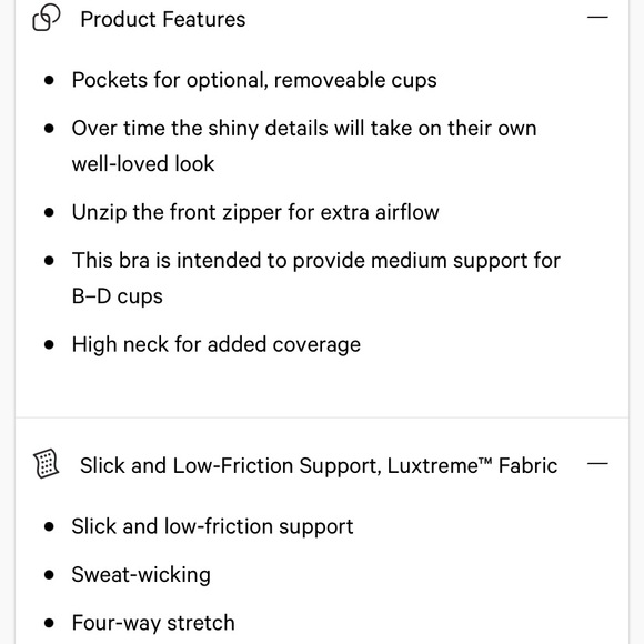 Lululemon Zip Logo Energy Bra - Picture 7 of 7